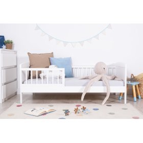 Dětská postel Junior bílá 140x70 cm, Ourbaby®