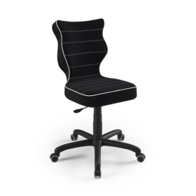 Ergonomická židle k psacímu stolu upravená na výšku 146-176,5 cm - černá, ENTELO