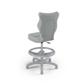 Dětská ergonomická židle k psacímu stolu upravená na výšku 119-142 cm - šedá, ENTELO