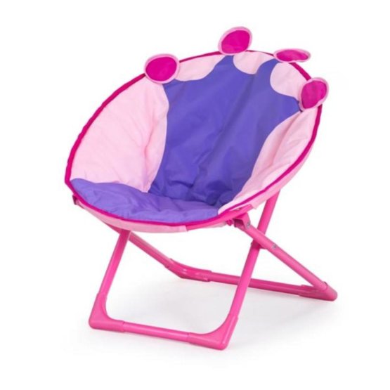 Dětská rozkládací židlička růžová - Queen
