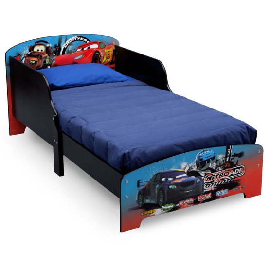 Dětská dřevěná postel Auta-Cars 2