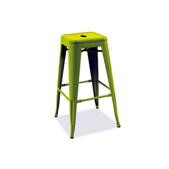Barová židle LONG zelená