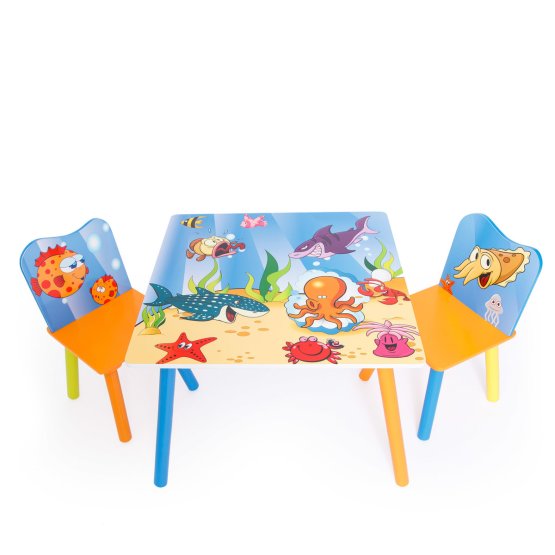 Dětský stůl s židlemi Sea