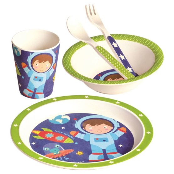 Dětský jídelní set Astronaut