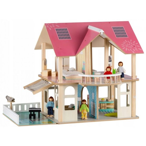 Dřevěný domeček pro panenky Modern