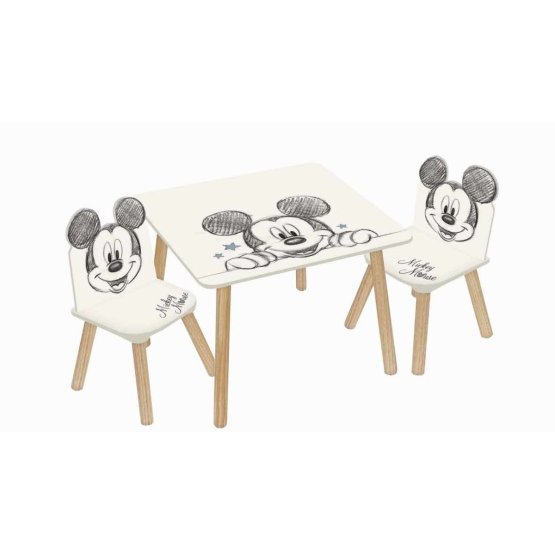 Dětský stůl s židlemi - Myšák Mickey III