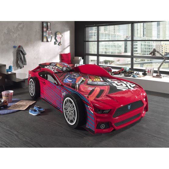 Dětská postel auto Panther - červená