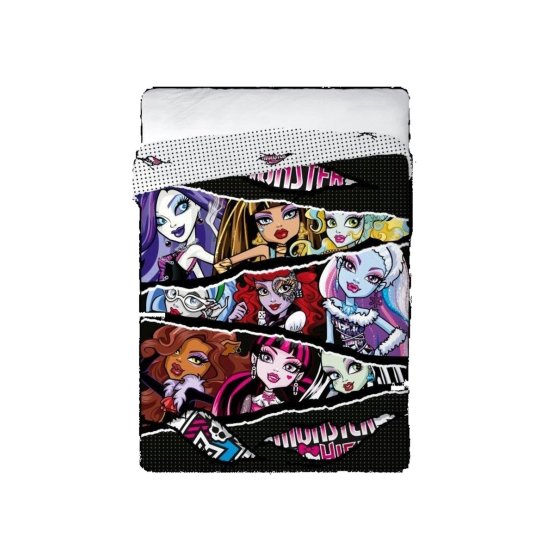 Dětský přehoz Monster High II + ZDARMA povlak na polštář Monster High