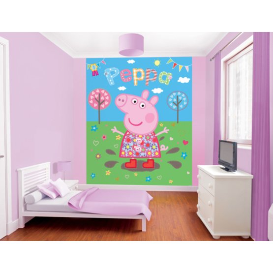 Dětská 8 dílná fototapeta - Peppa Pig