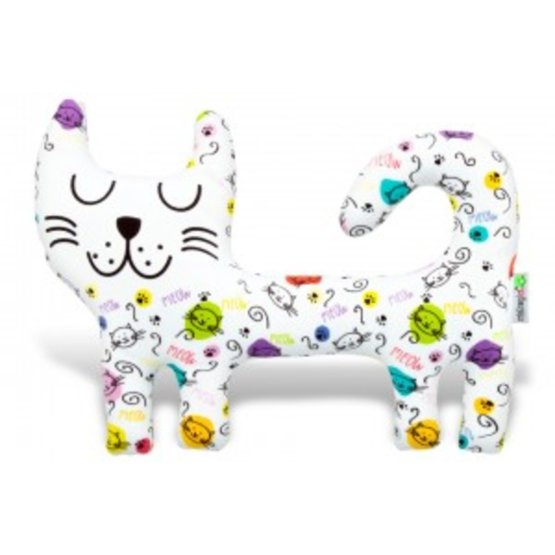 Textilní hračka - Kočička Bíla Meow