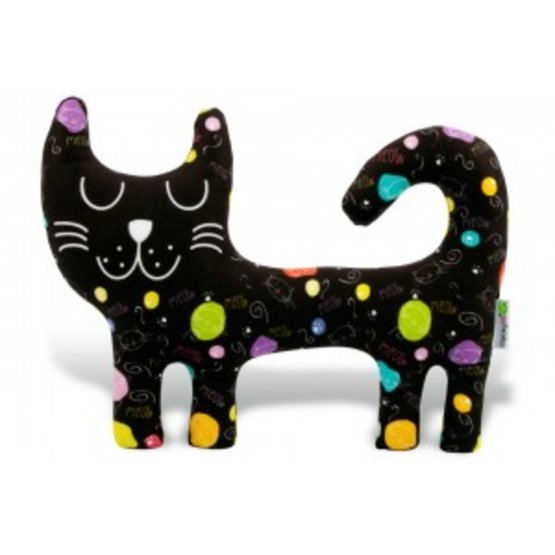 Textilní hračka - Kočička Černá Meow