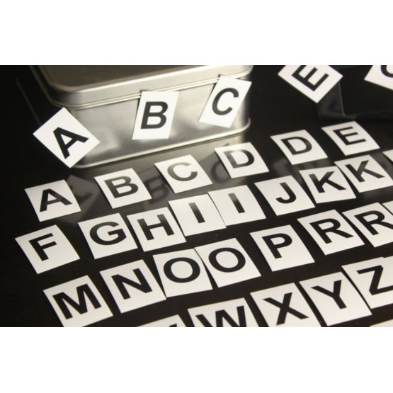 Magnetická abeceda - velká písmena