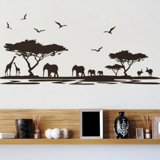 Dekorace na zeď - Afrika - Safari