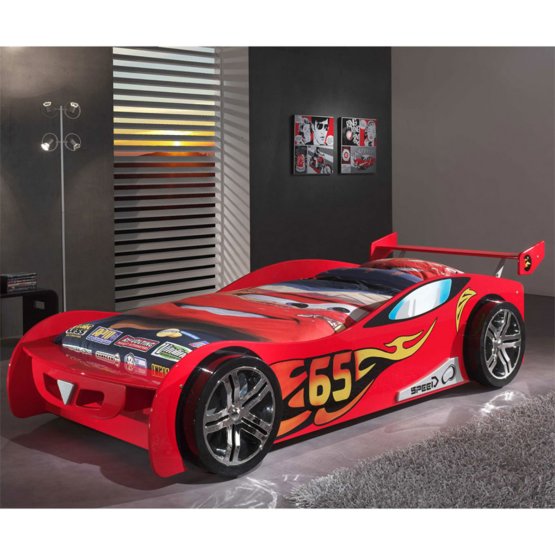 Dětská postel auto Le Mans - červená