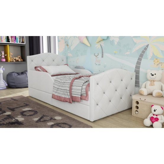 Dětská postel Princess - bílá