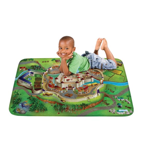 Dětský koberec na hraní Soft Hrad