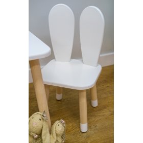 Dětská židlička - Ouška - bílá, Ourbaby®