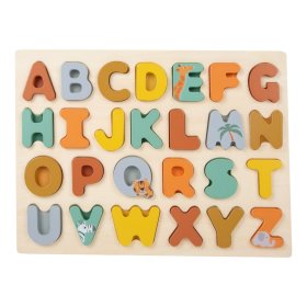 Small Foot Vkládací puzzle Safari abeceda, small foot