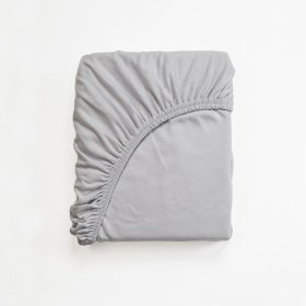 Bavlněné prostěradlo 200x180 cm - šedé, Frotti
