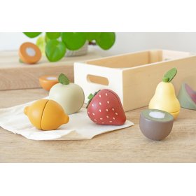 Fruiti - Dřevěné ovoce - krájení, Ourbaby®