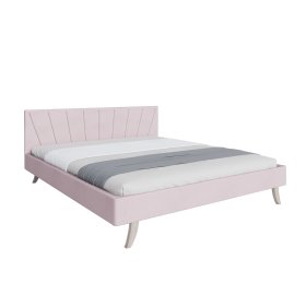 Čalouněná postel HEAVEN 120 x 200 cm - Pudrově růžová