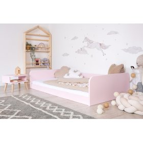 Rostoucí postel Nell 2v1 - pudrově růžová, Ourbaby®