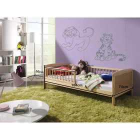 Dětská postel Junior - 160x70 cm - přírodní, Ourbaby®