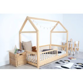 Montessori domečková postel Elis přírodní, Ourbaby®